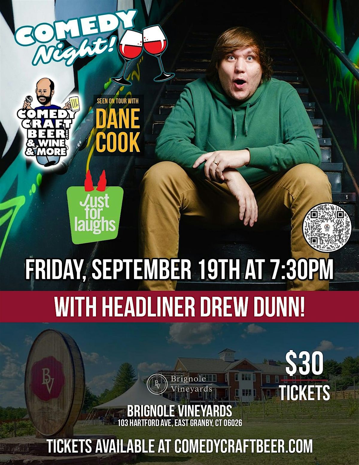 Comedy Night at Brignole Vineyards