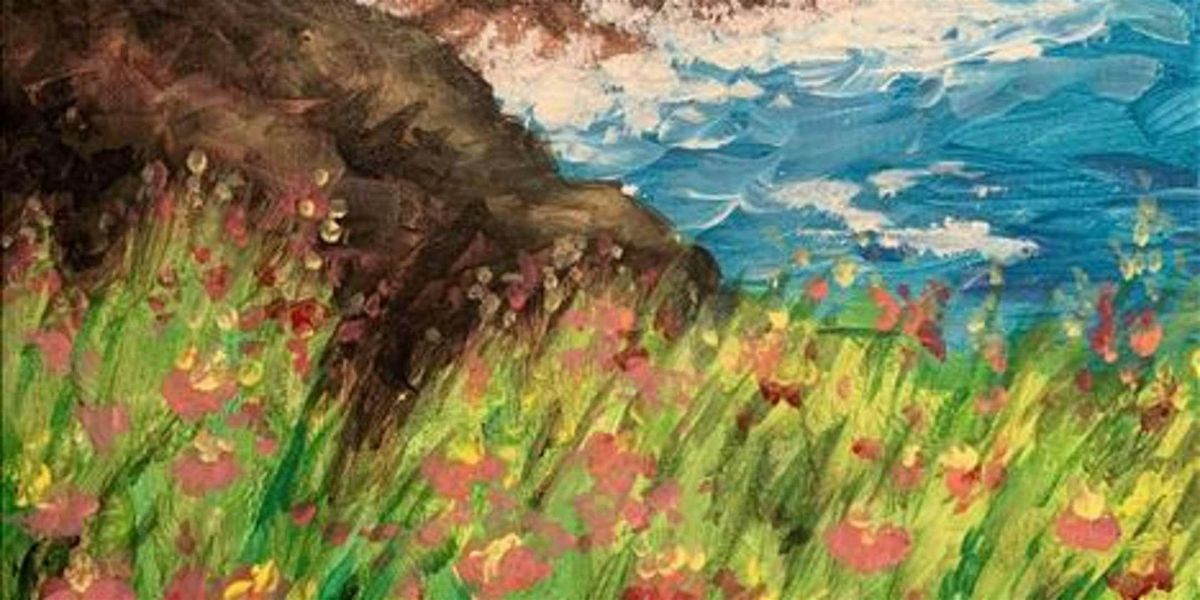 Seaside Poppies in Bloom - Paint and Sip by Classpop!\u2122