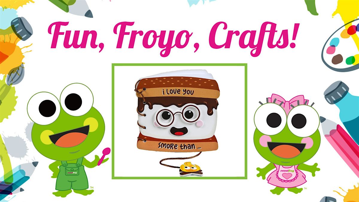 Free Kid's S'more Notebook Lacing Craft at sweetFrog Germantown