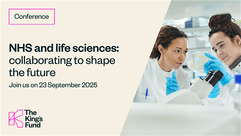 NHS and life sciences: collaborating to shape the future