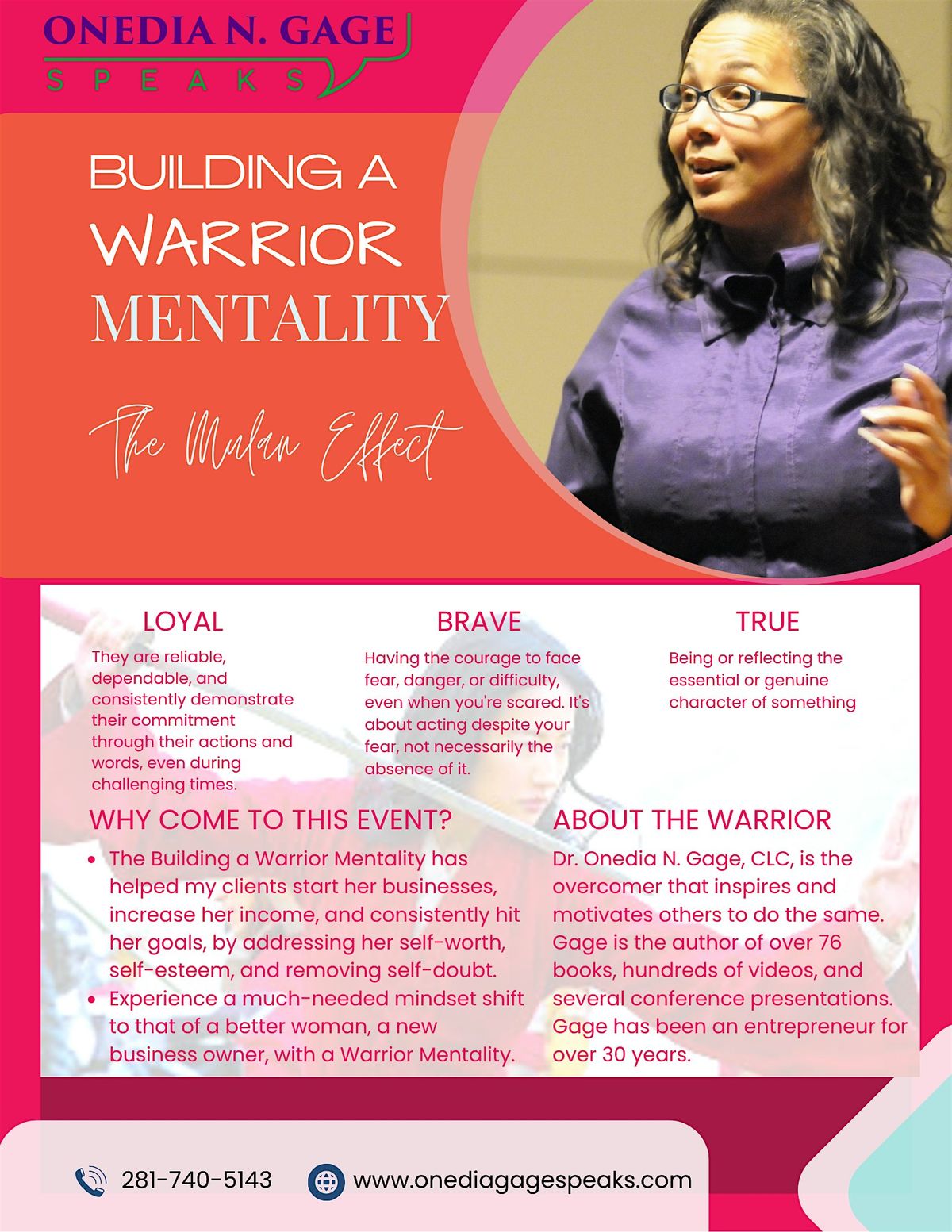 Building a Warrior Mentality: The Mulan Effect