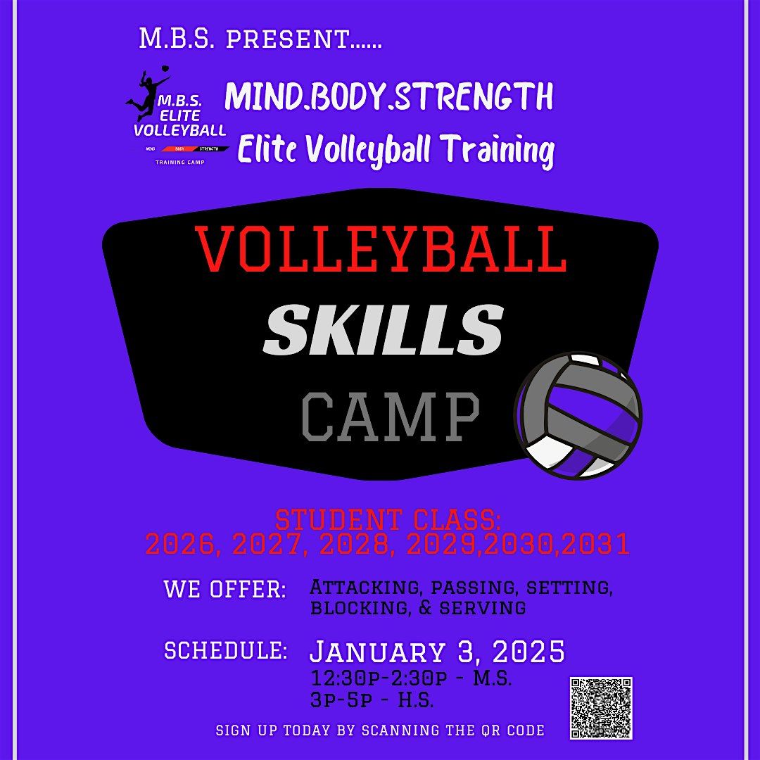 Mind.Body.Strength - Volleyball Skills Camp