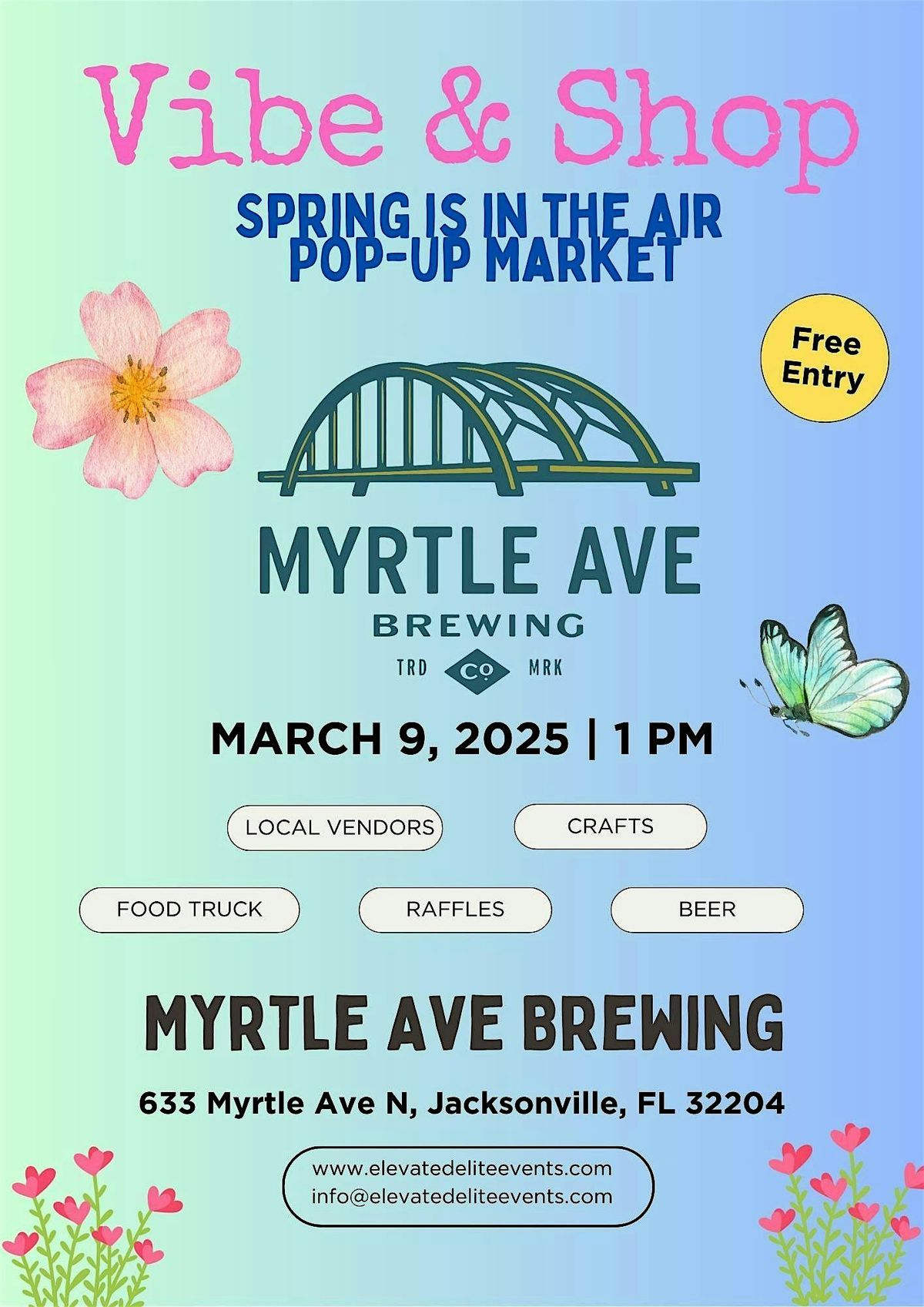 Myrtle Ave Spring is in the Air Makers Market