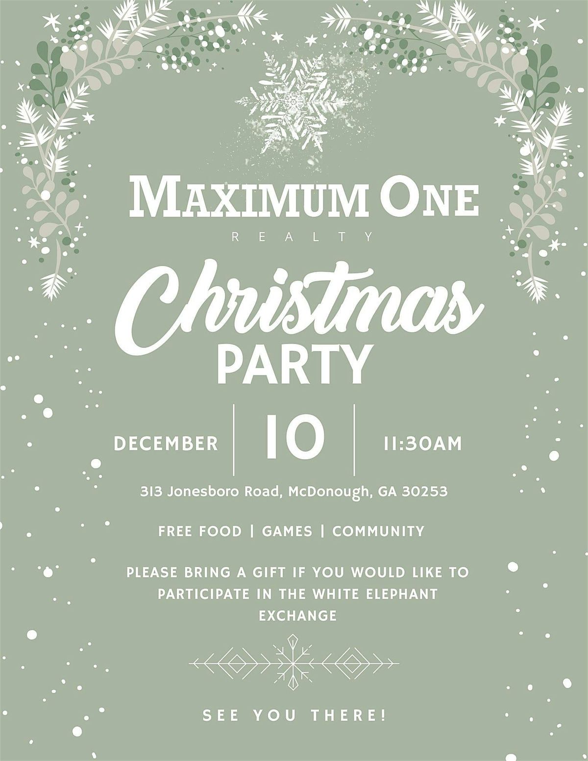 Maximum One Brokerage Christmas Party