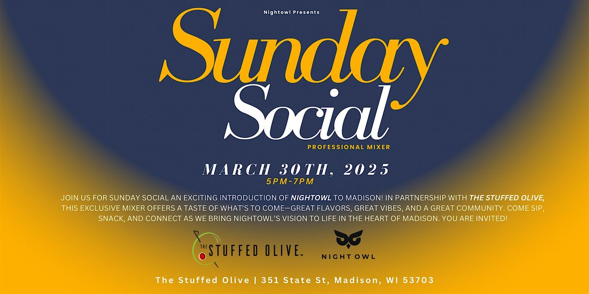 Sunday Social Mixer