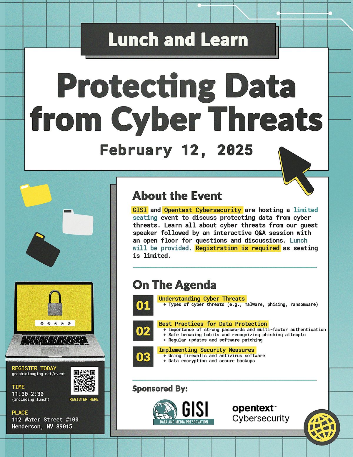 Lunch and Learn: Protecting Data from Cyber Threats