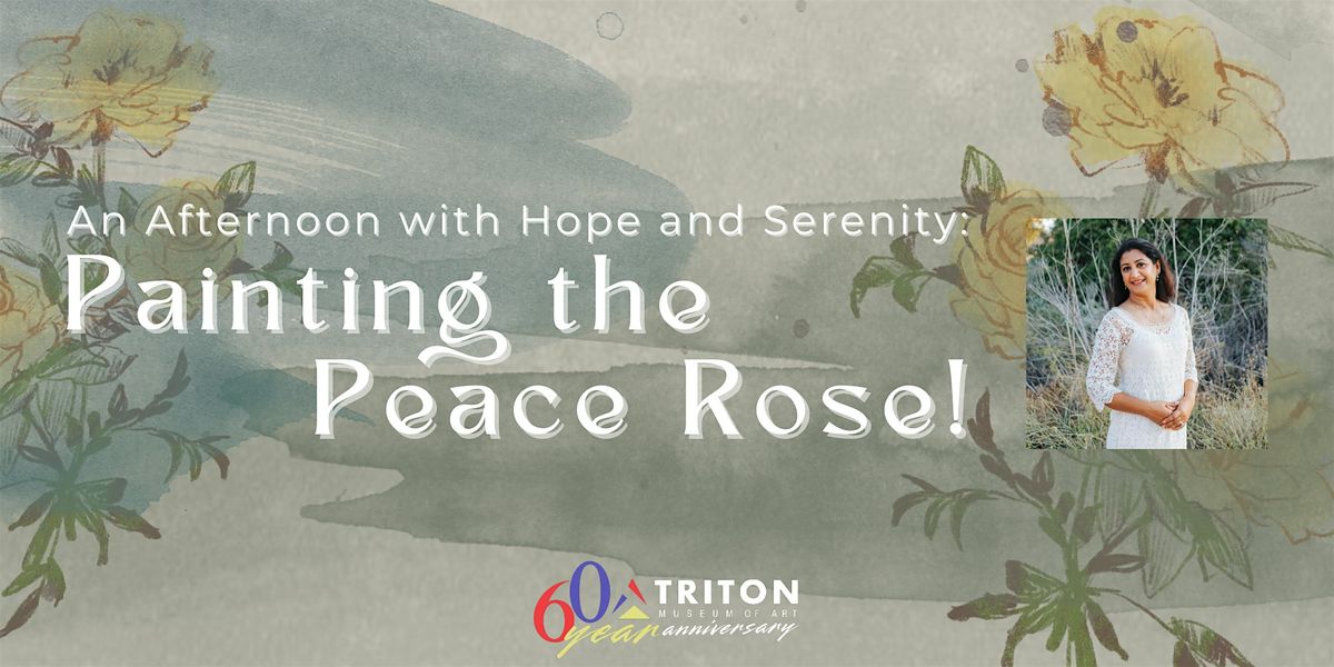 An Afternoon with Hope and Serenity: Painting the Peace Rose!