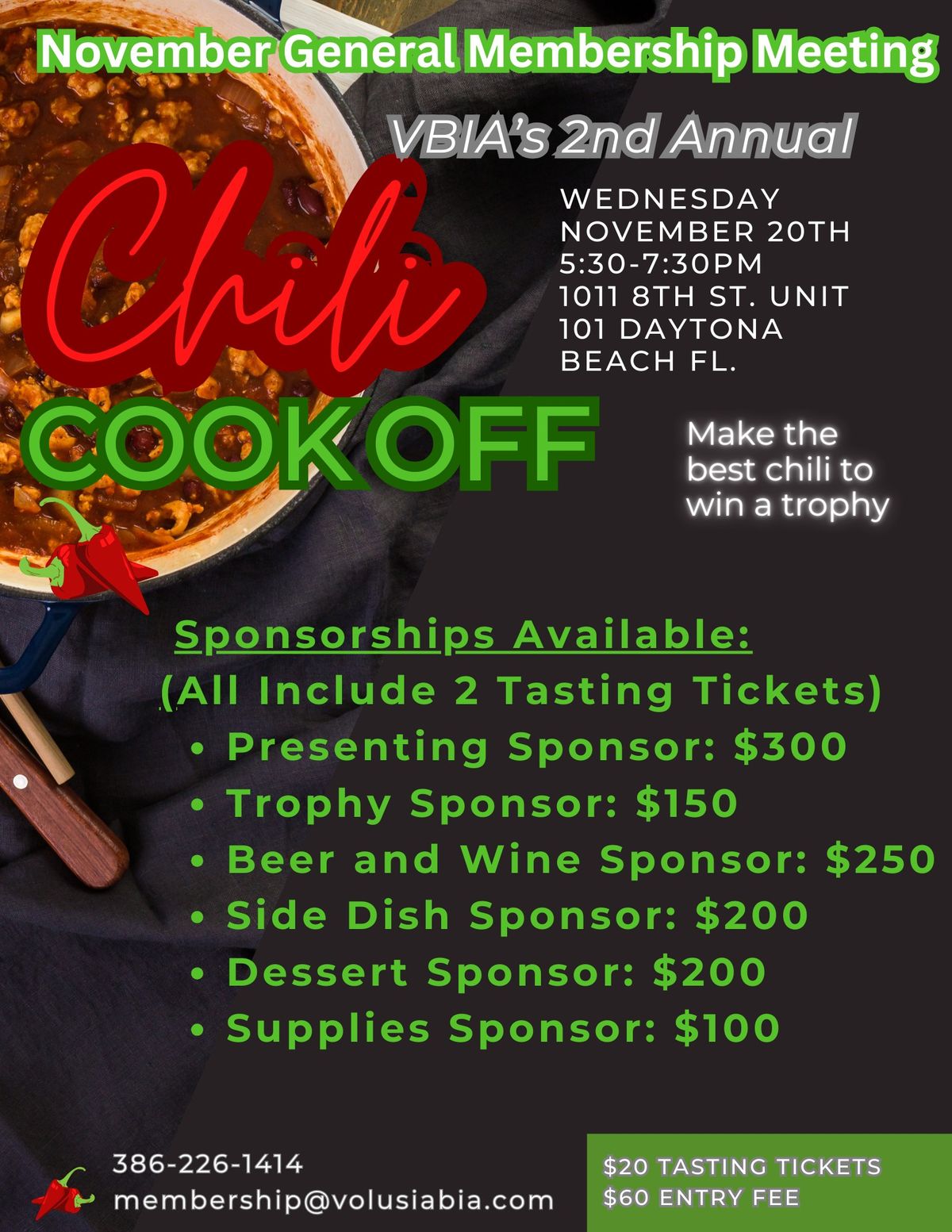 November GMM\/ Chili Cook-off 