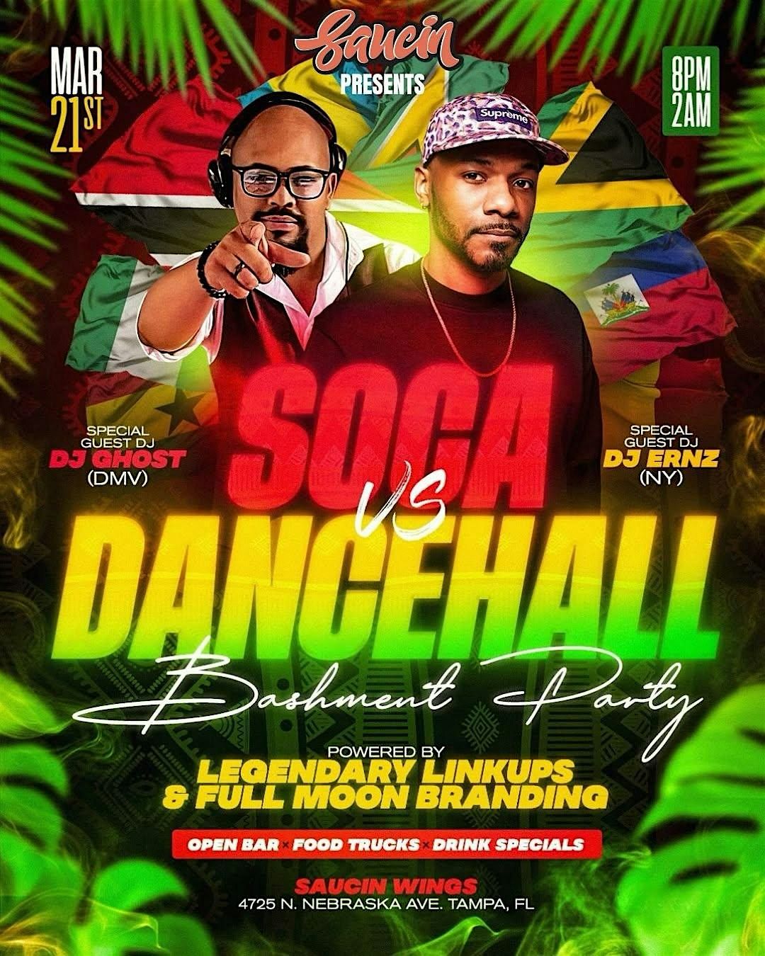 Soca vs. Dancehall Bashment Party