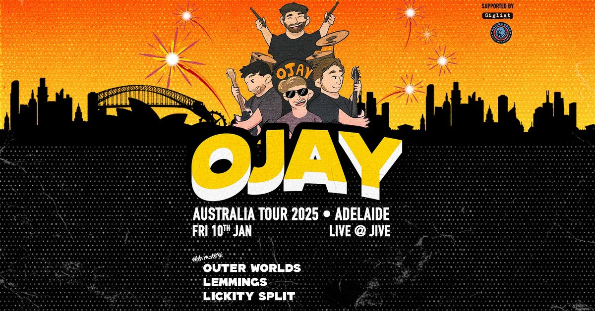 Ojay Australian Tour 2025 Adelaide