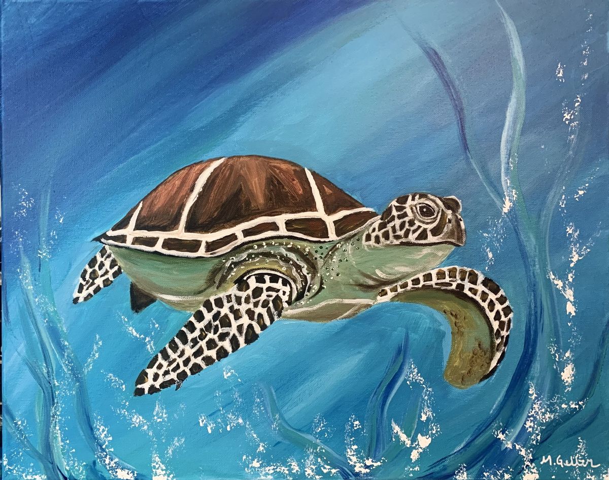 Class: Sea Turtle Painting