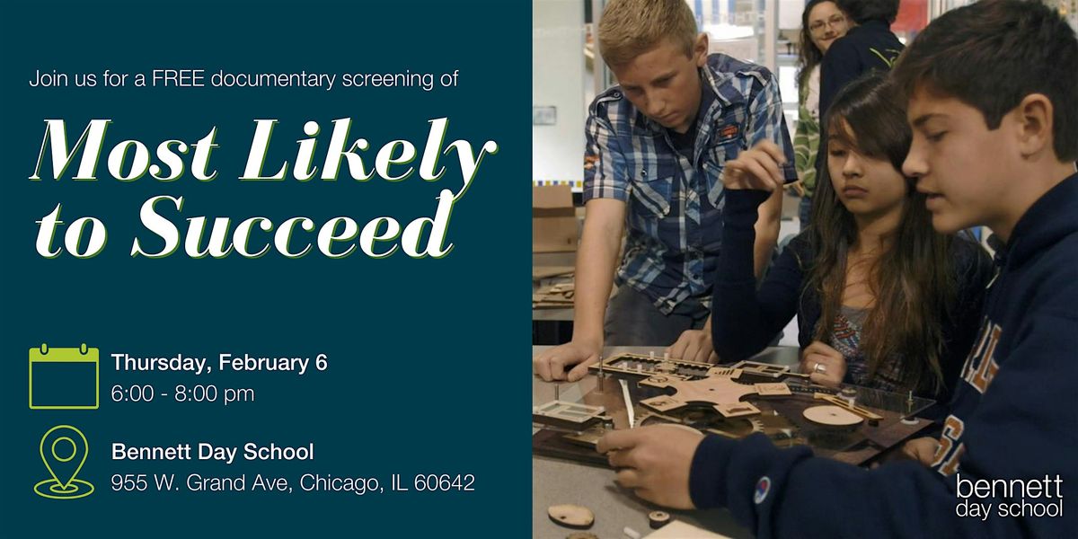 Free Documentary Screening of Most Likely to Succeed