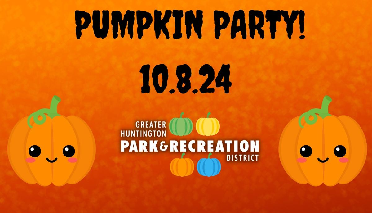 PUMPKIN PARTY TUES 10\/8