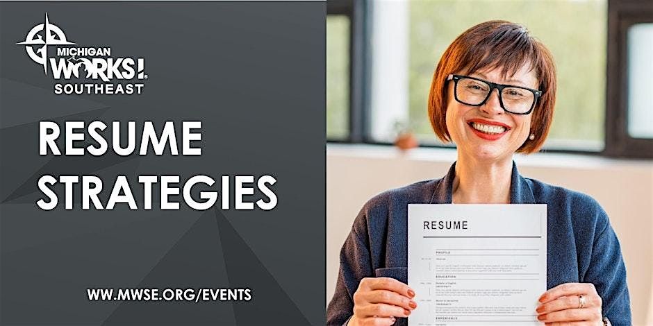 IN-PERSON Resume Strategies Workshop at Jackson Service Center
