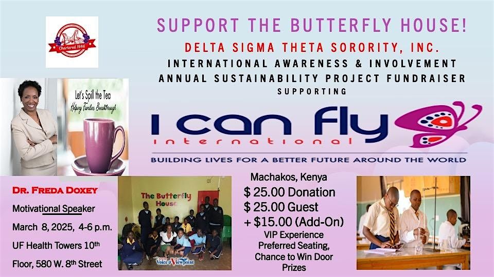 Annual Sustainability Project:  I CAN FLY, Intl.