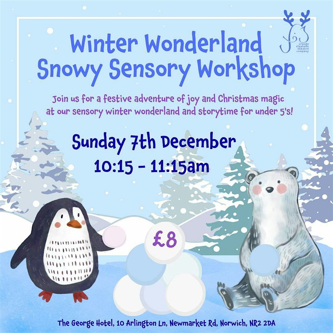 Winter Wonderland Snowy Sensory Story and Play