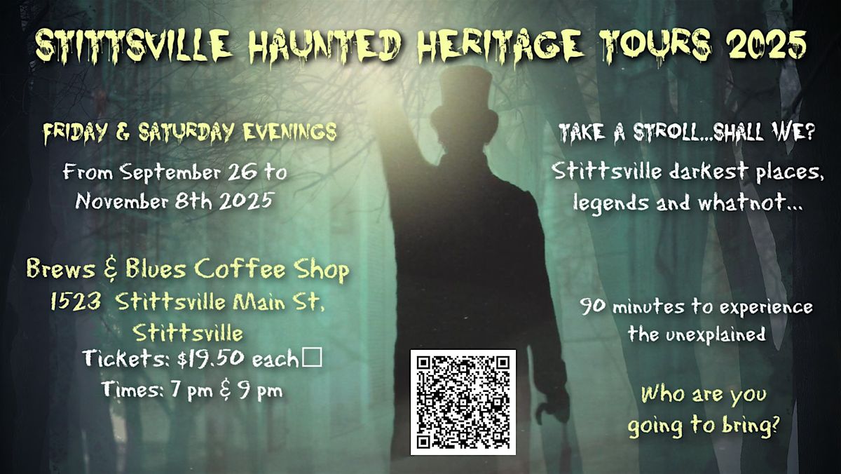 Stittsville Haunted Heritage Tours 2025