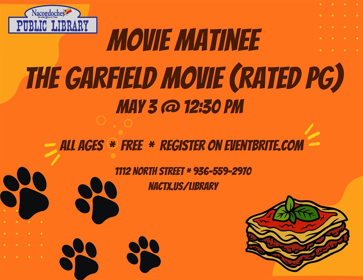 The Garfield Movie (Rated PG)