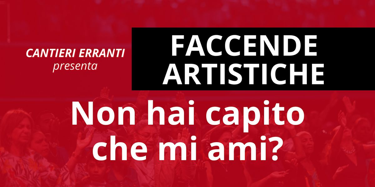 Non hai capito che mi ami?