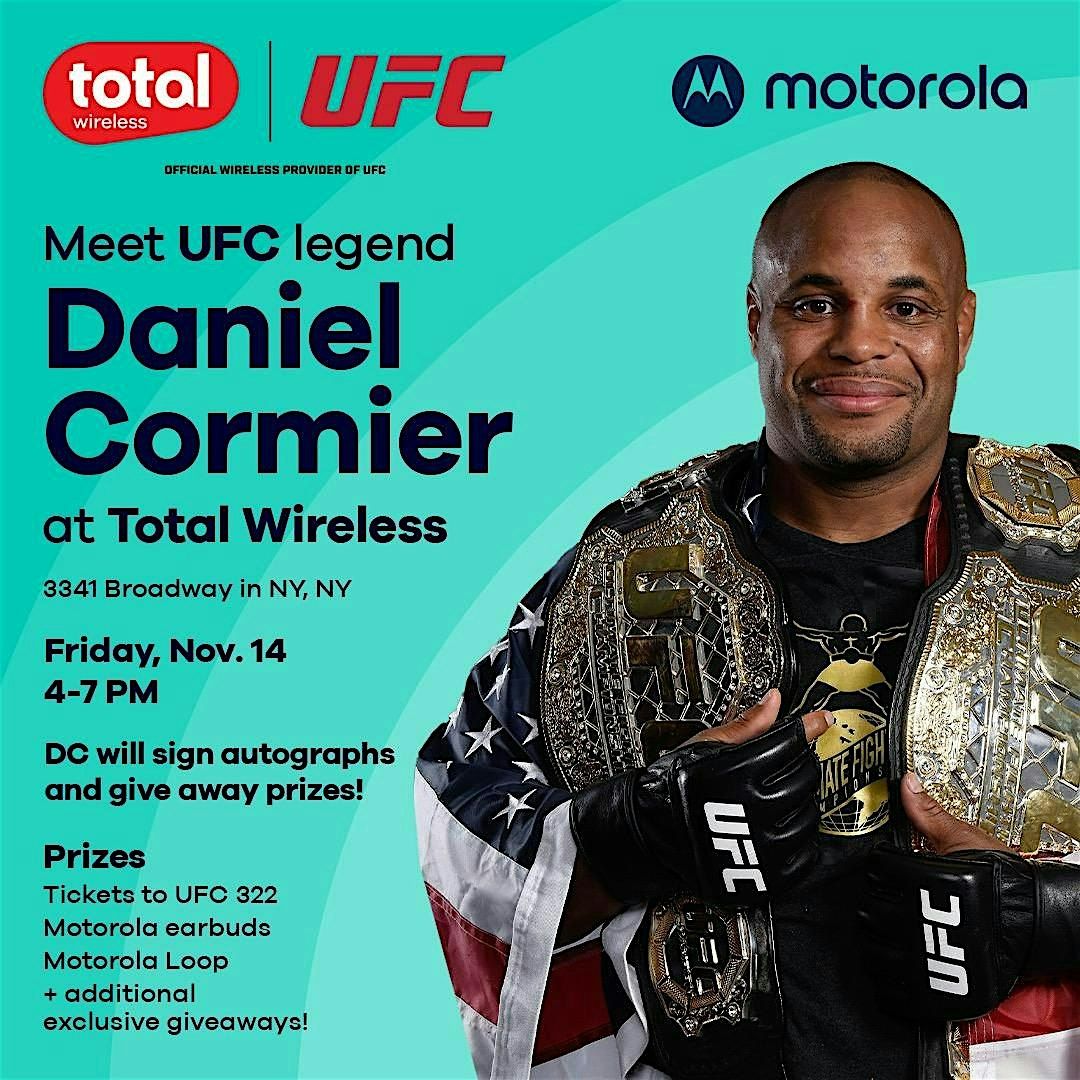 Meet & Greet UFC Legend Daniel Cormier!