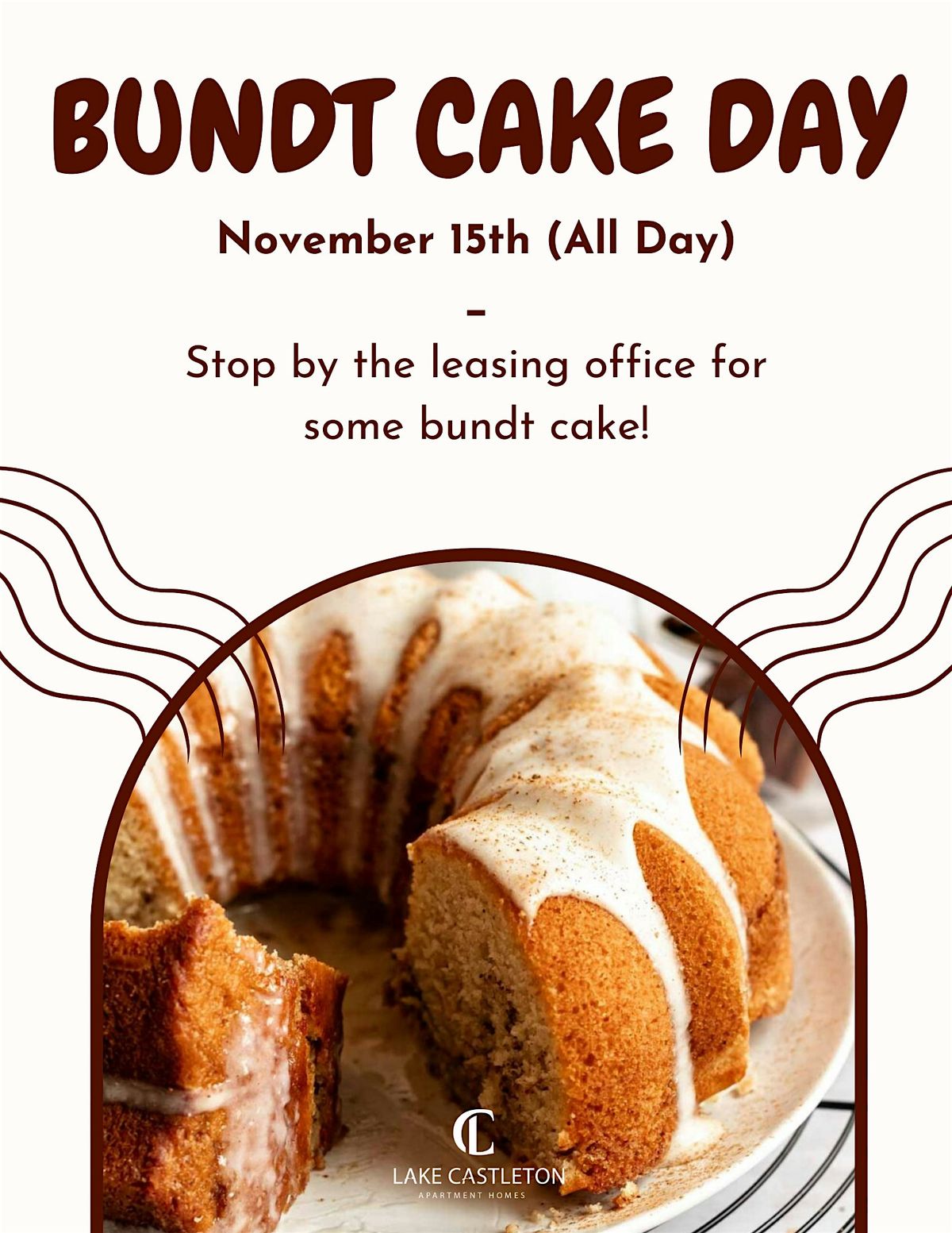 Lake Castleton Bundt Cake Day