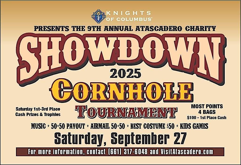 Atascadero SHOWDOWN Cornhole Tournament