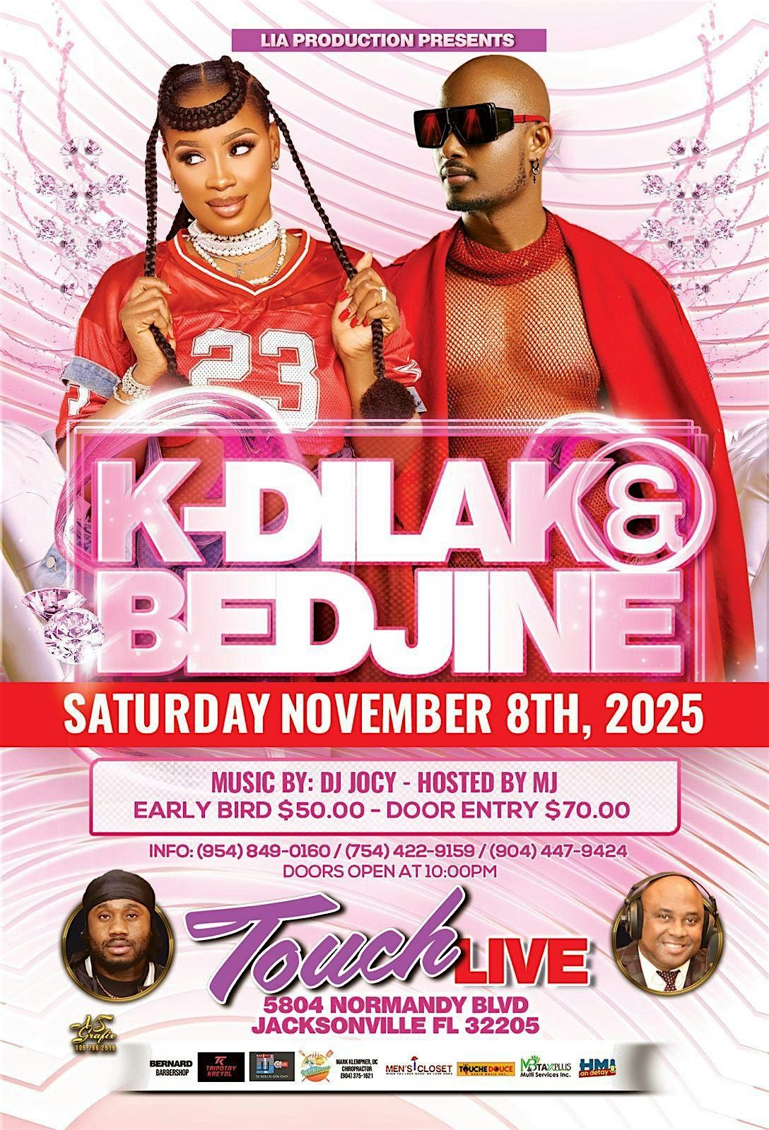 K-DILAK & BEDJINE IN JACKSON VILLE