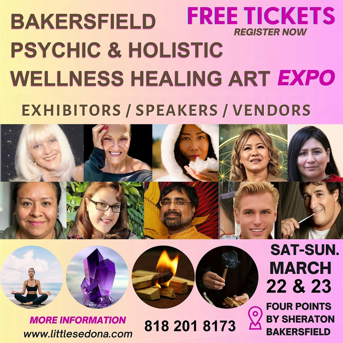 BAKERSFIELD  - Psychic & Wellness Healing Art Expo MARCH 22 & 23