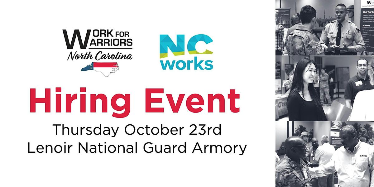 Work For Warriors NC Hiring Event