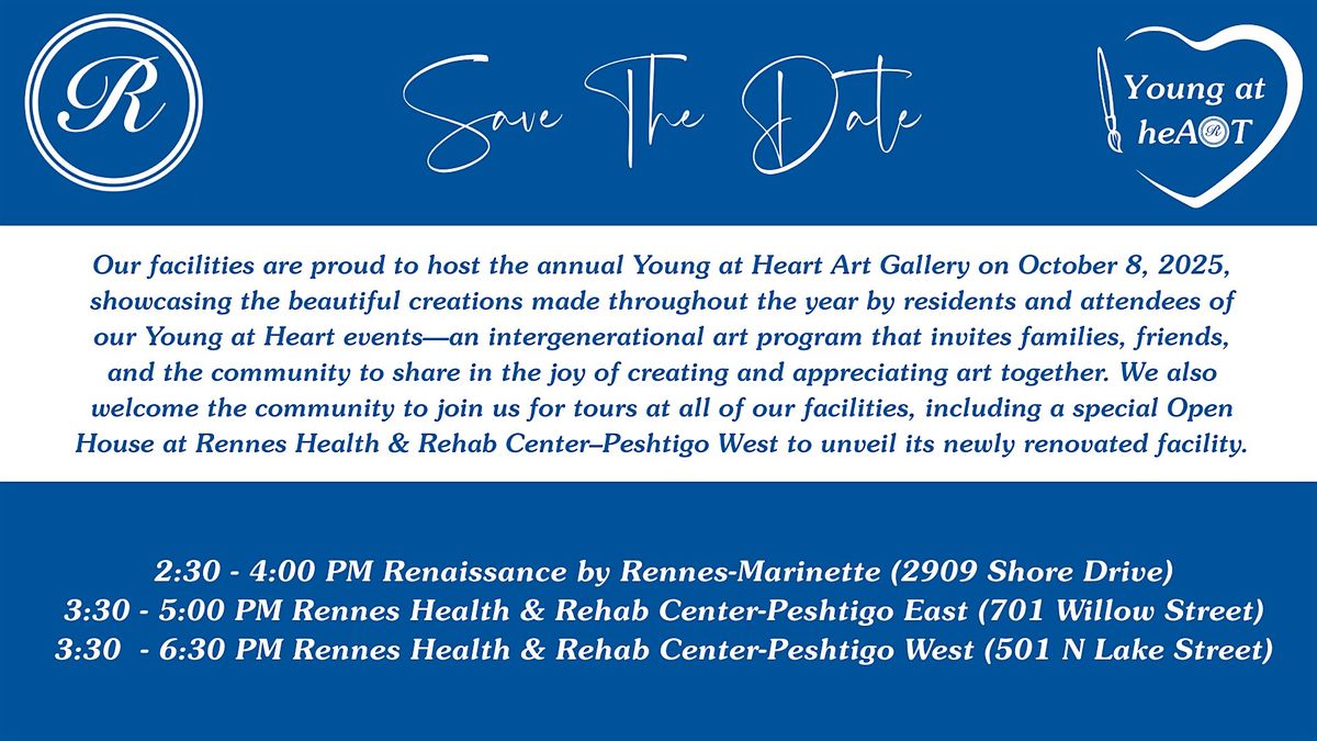 Young at Heart Art Gallery -Rennes Health & Rehab Center