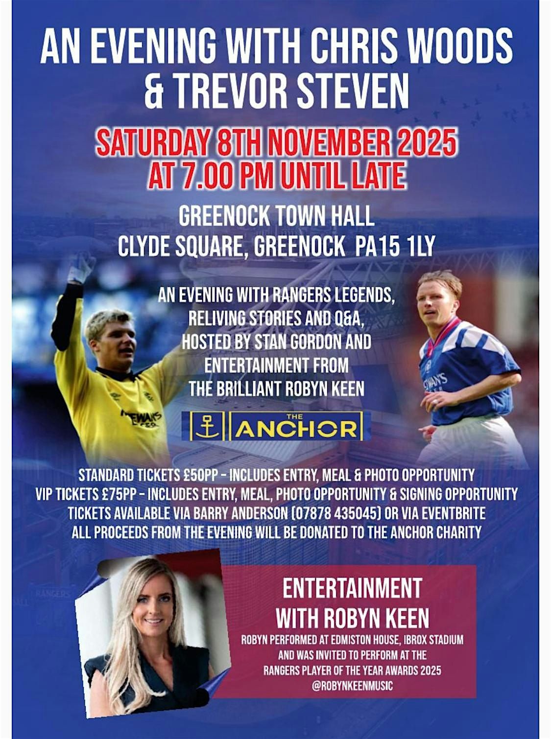 An Evening with Trevor Steven and Chris Woods