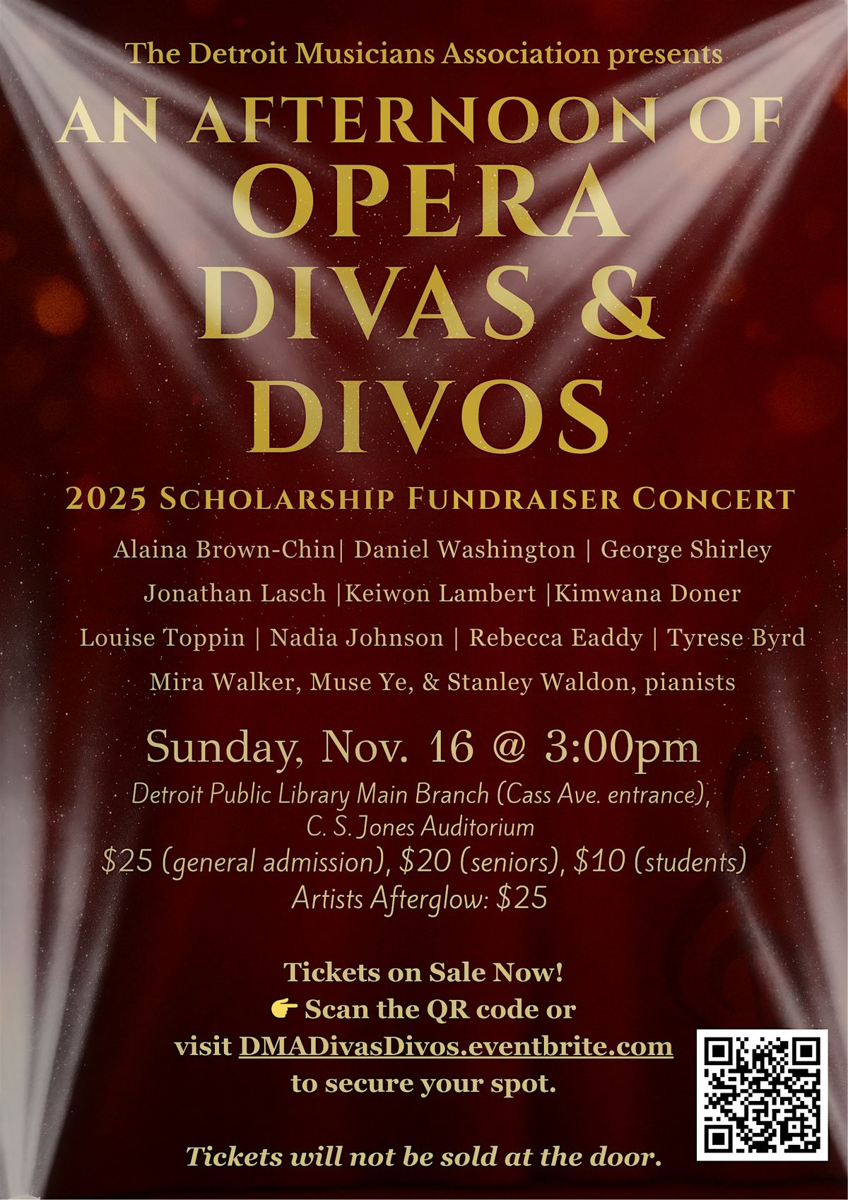 An Afternoon of Opera Divas & Divos