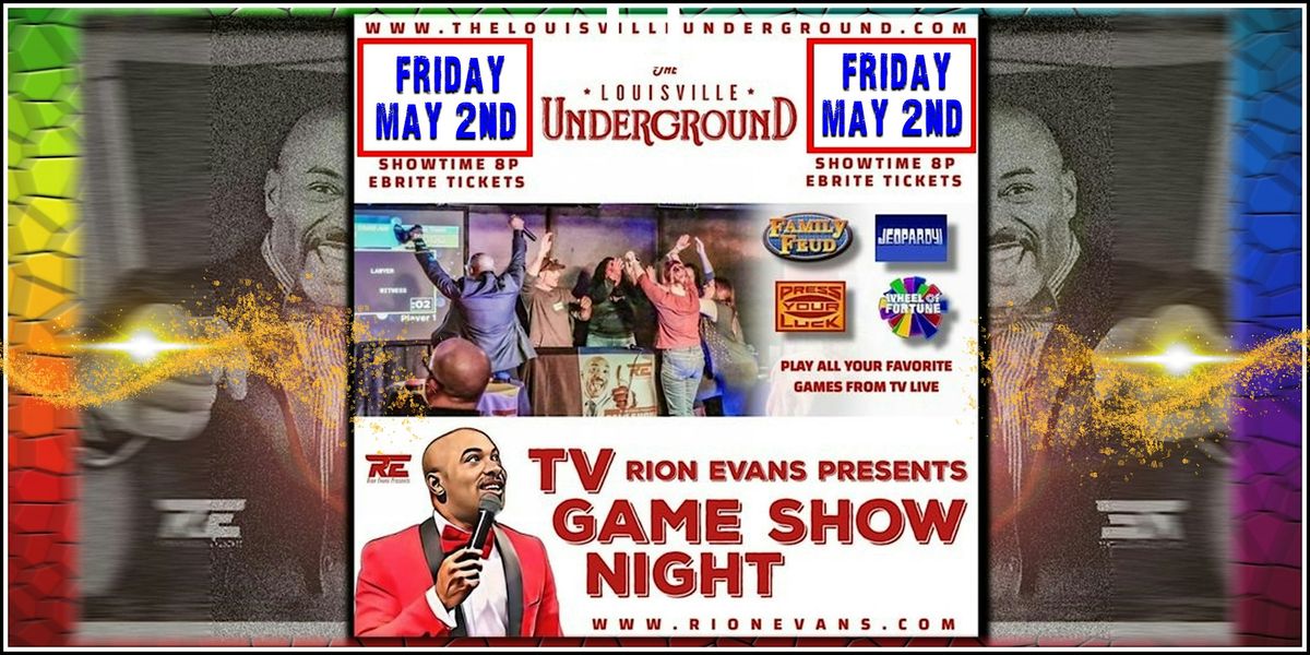 TV GAME SHOW NIGHT w\/ RION EVANS