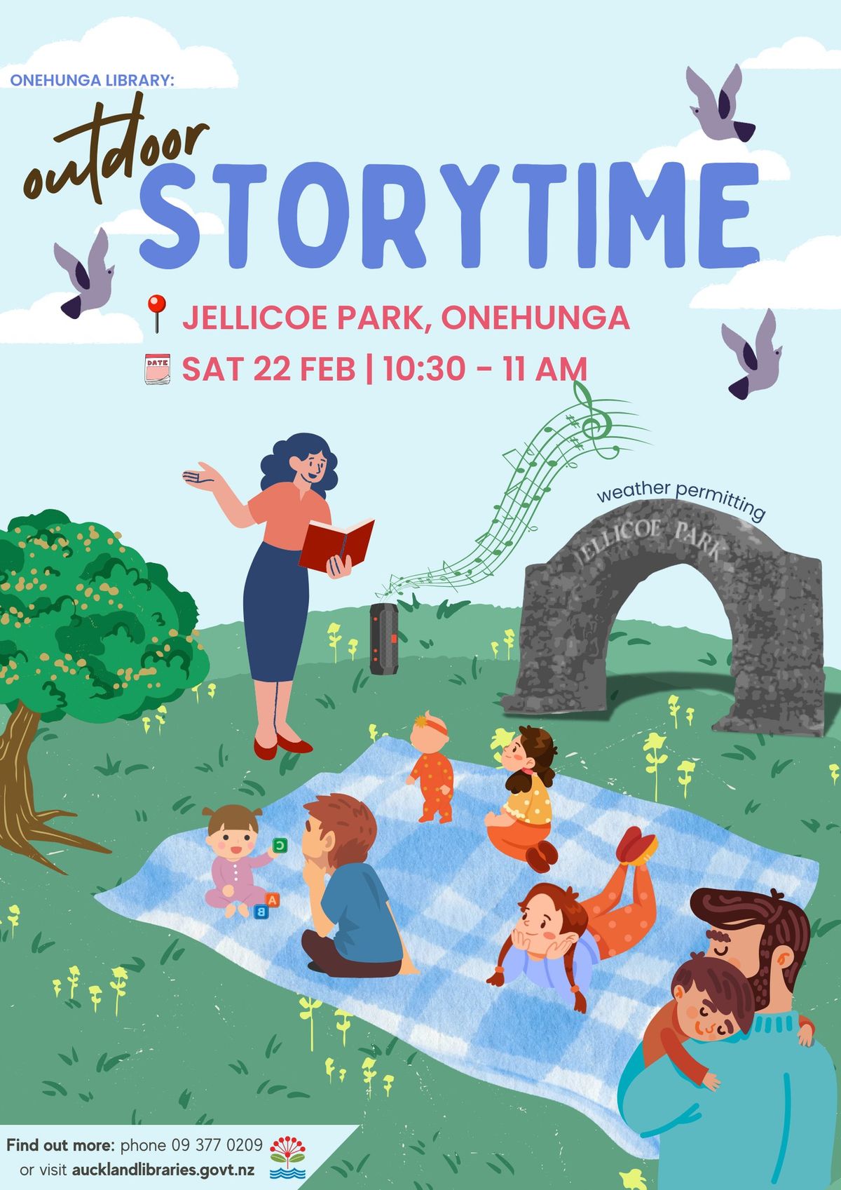 Outdoor Storytime at Jellicoe Park