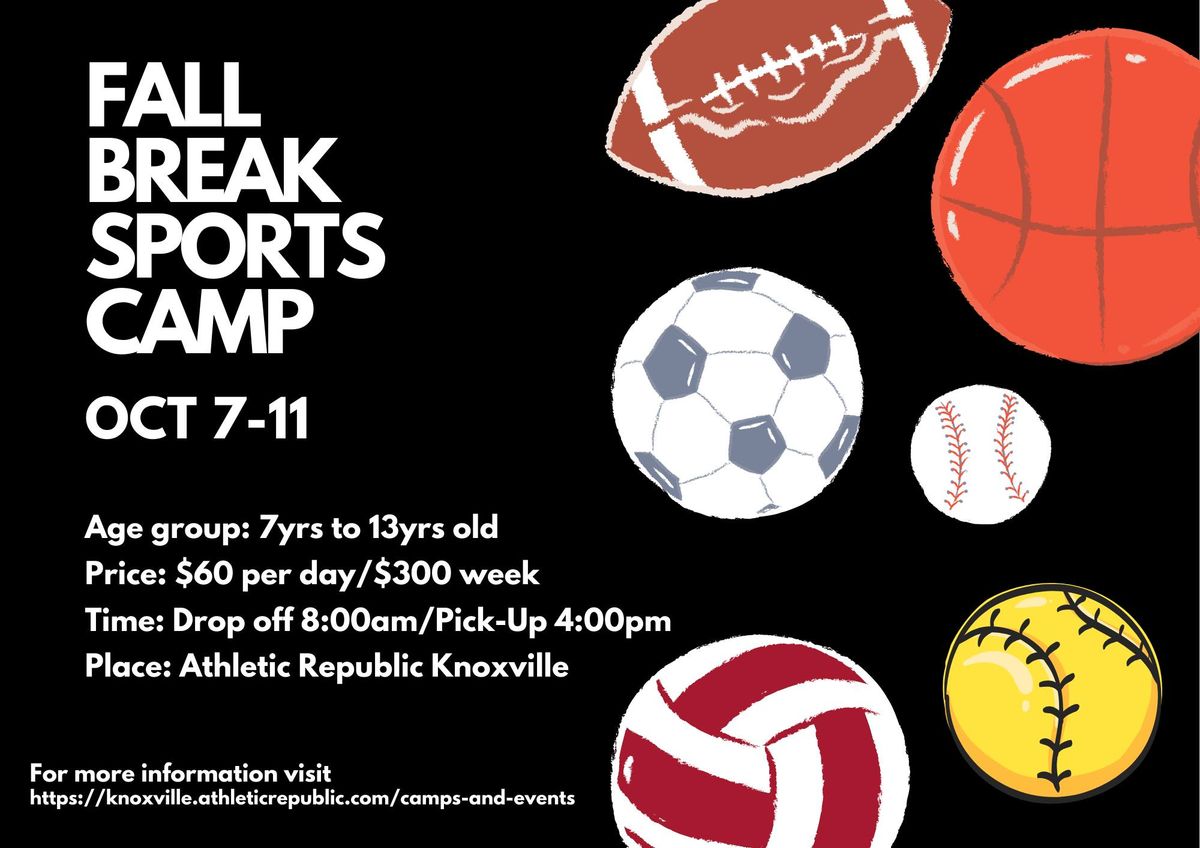 Fall Break All Day Sports Camp