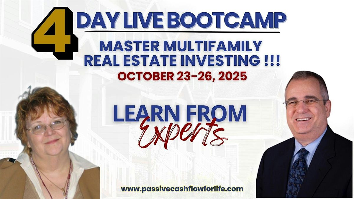 4-Day Live Bootcamp: Mastering Multifamily Real Estate Investing