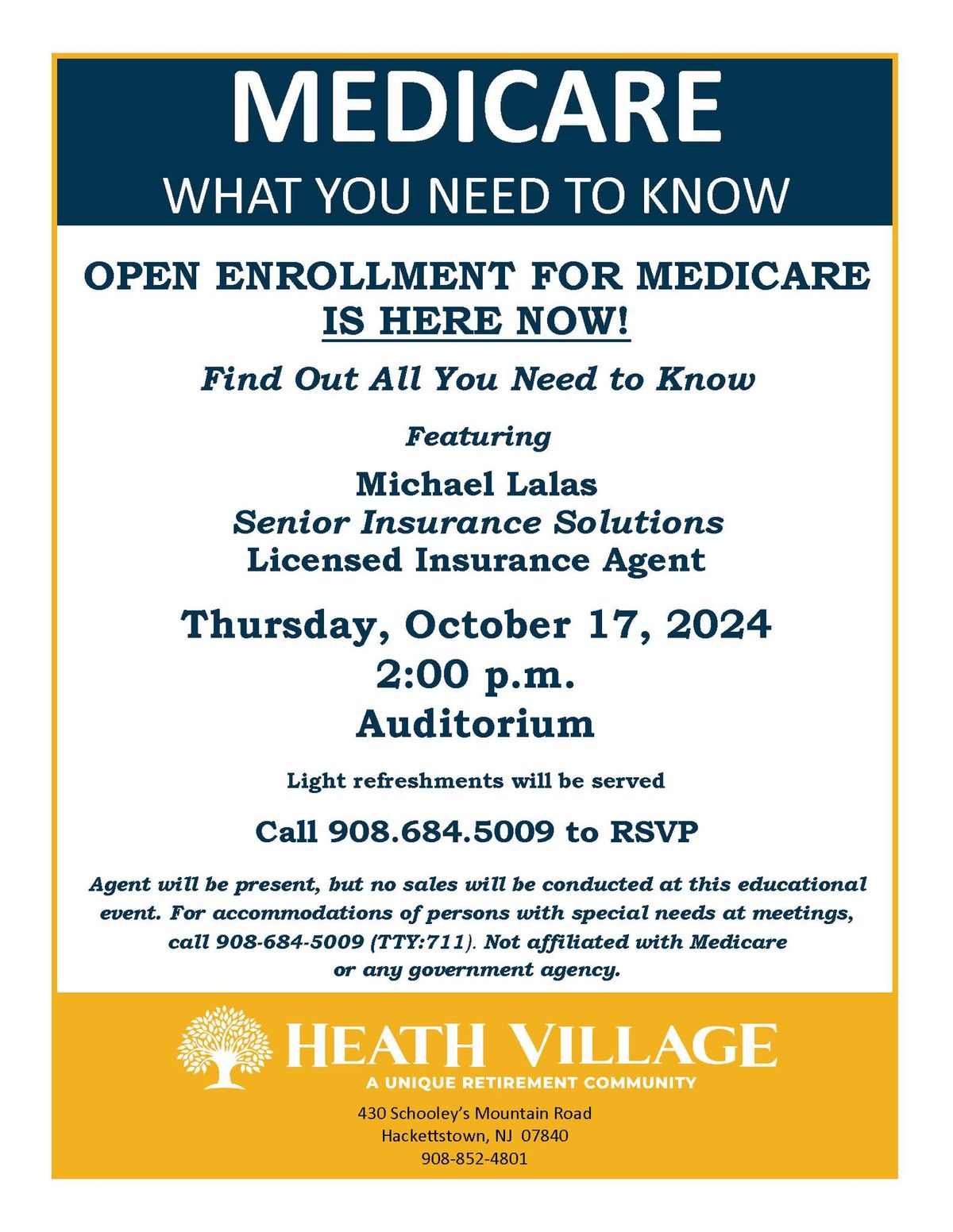 Medicare Senior Seminar