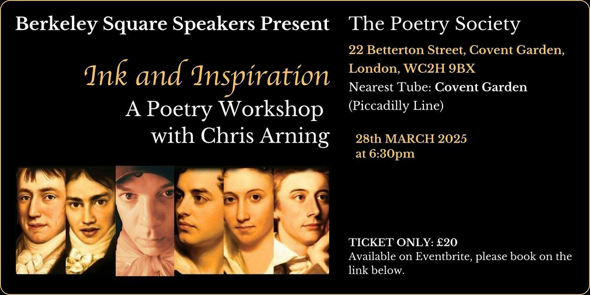 Ink and Inspiration - A Poetry Workshop  with Chris Arning