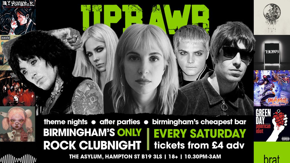 UPRAWR: Rock, Emo, Pop Punk, Indie &amp; Nu Metal Clubnight!