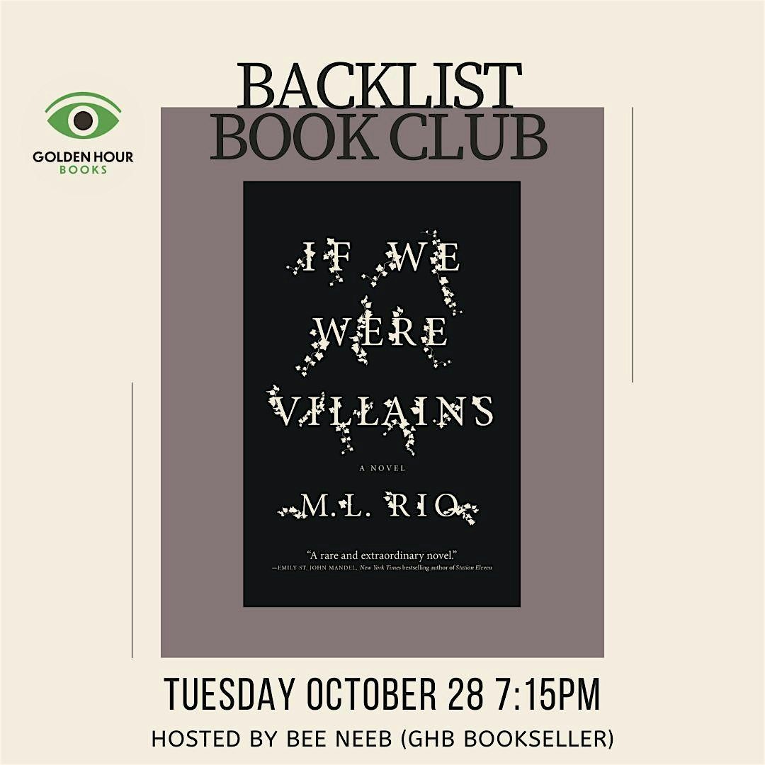 Backlist Book Club: OCTOBER