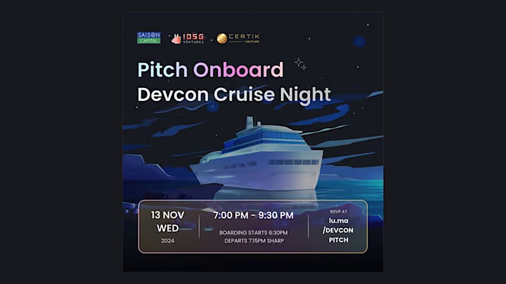 Pitch Onboard: DEVCON Cruise Night