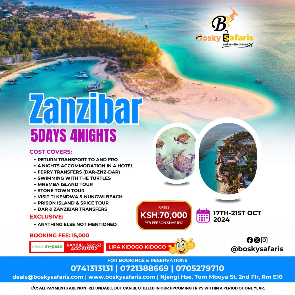 Zanzibar Tour October Edition