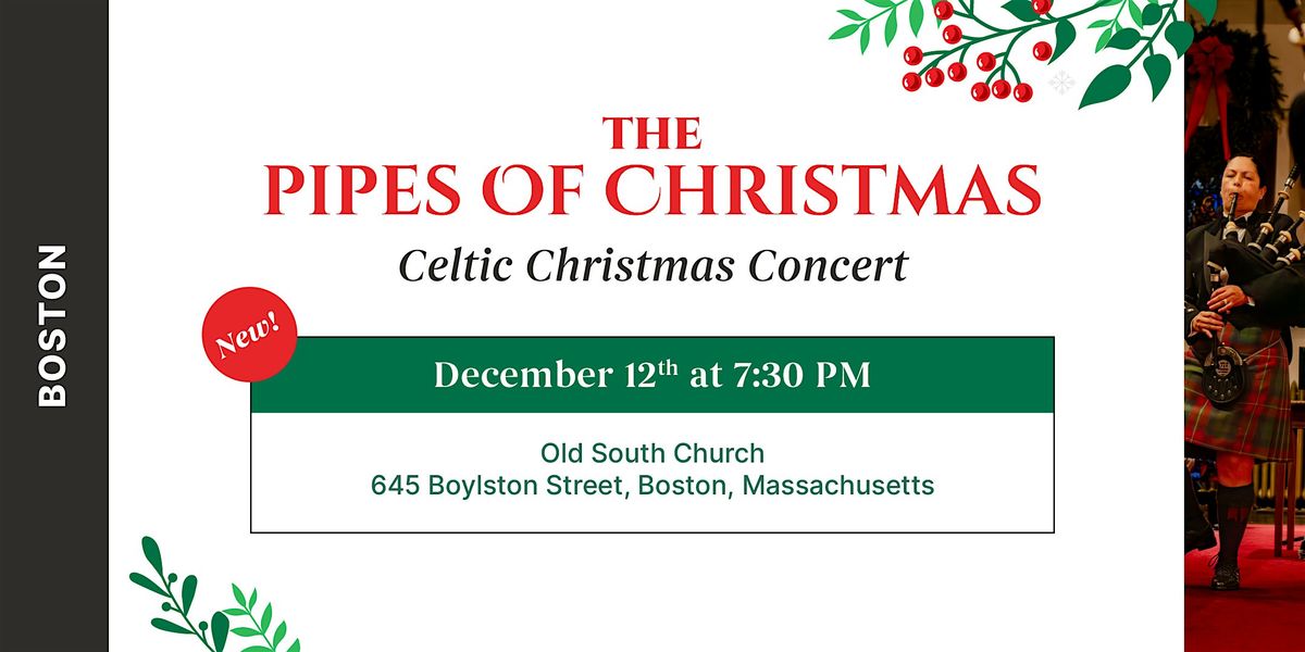 The Pipes of Christmas - Boston, MA - 7:30PM