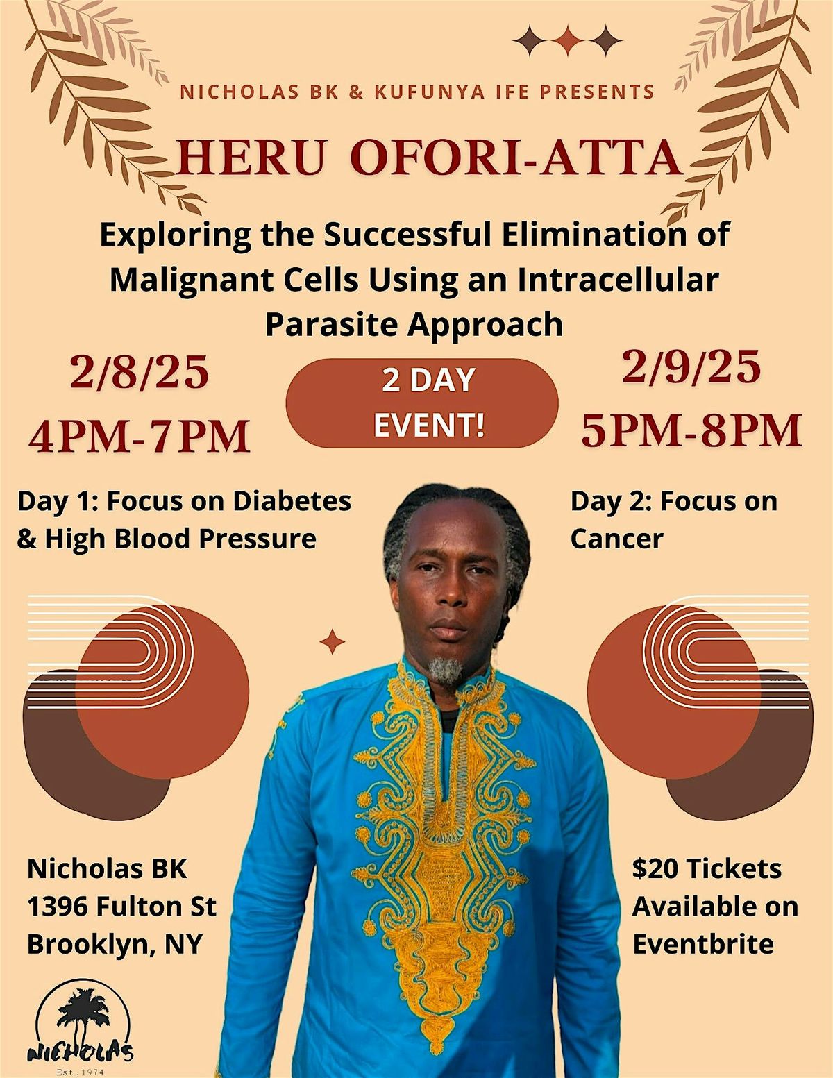 Heru Ofori-Atta at Nicholas Brooklyn 2 Day Event