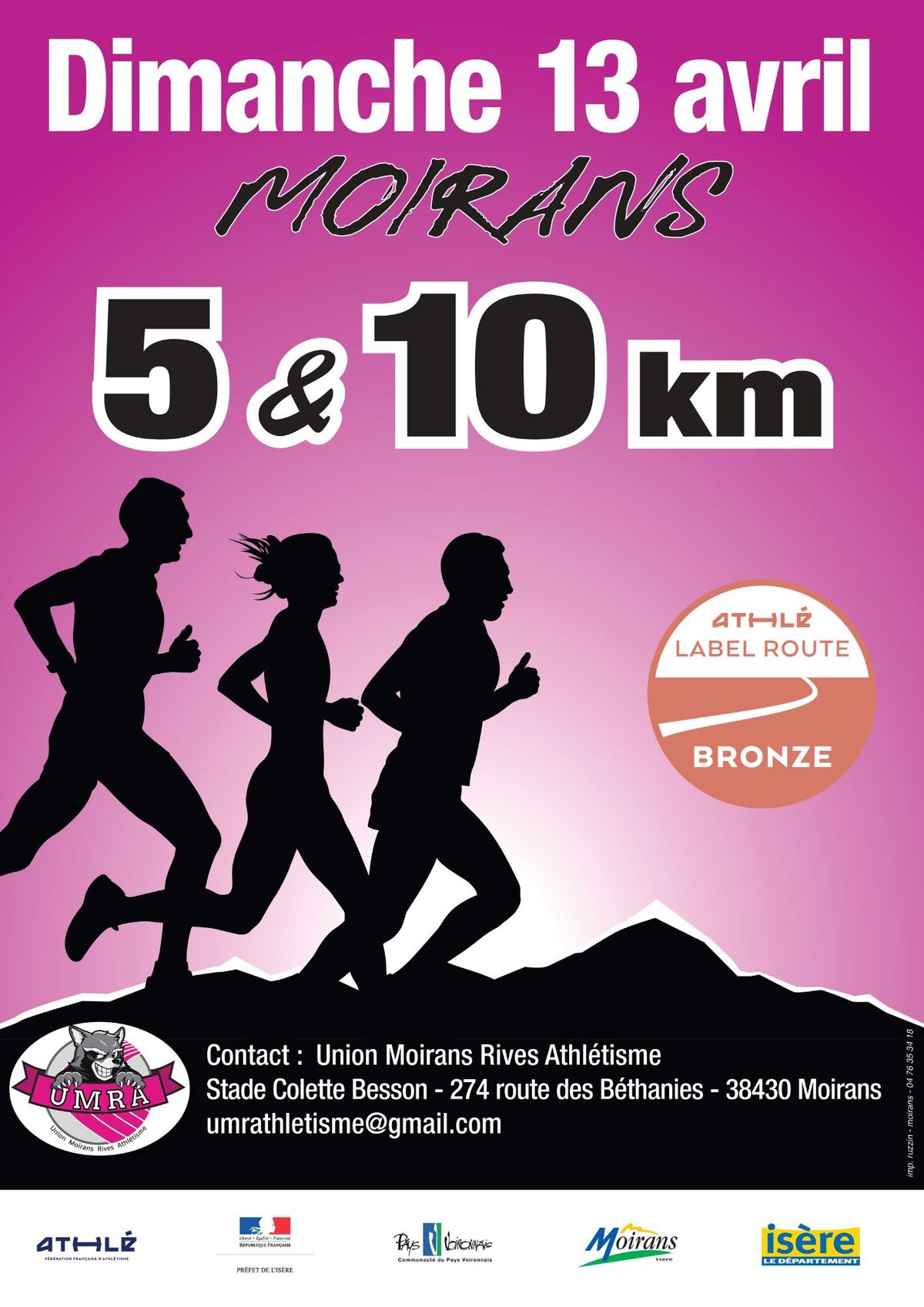 5km & 10km des \u00celes de Moirans