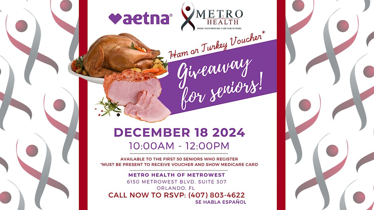 Ham or Turkey Voucher Giveaway with Metro Health of MetroWest