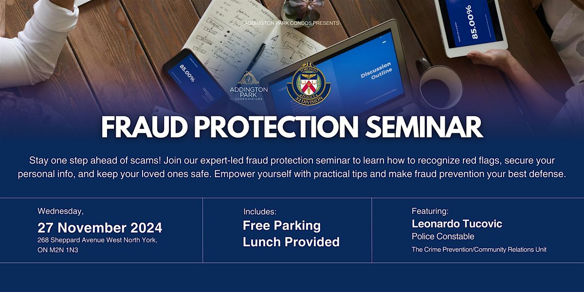 Fraud Protection Seminar With Police Constable