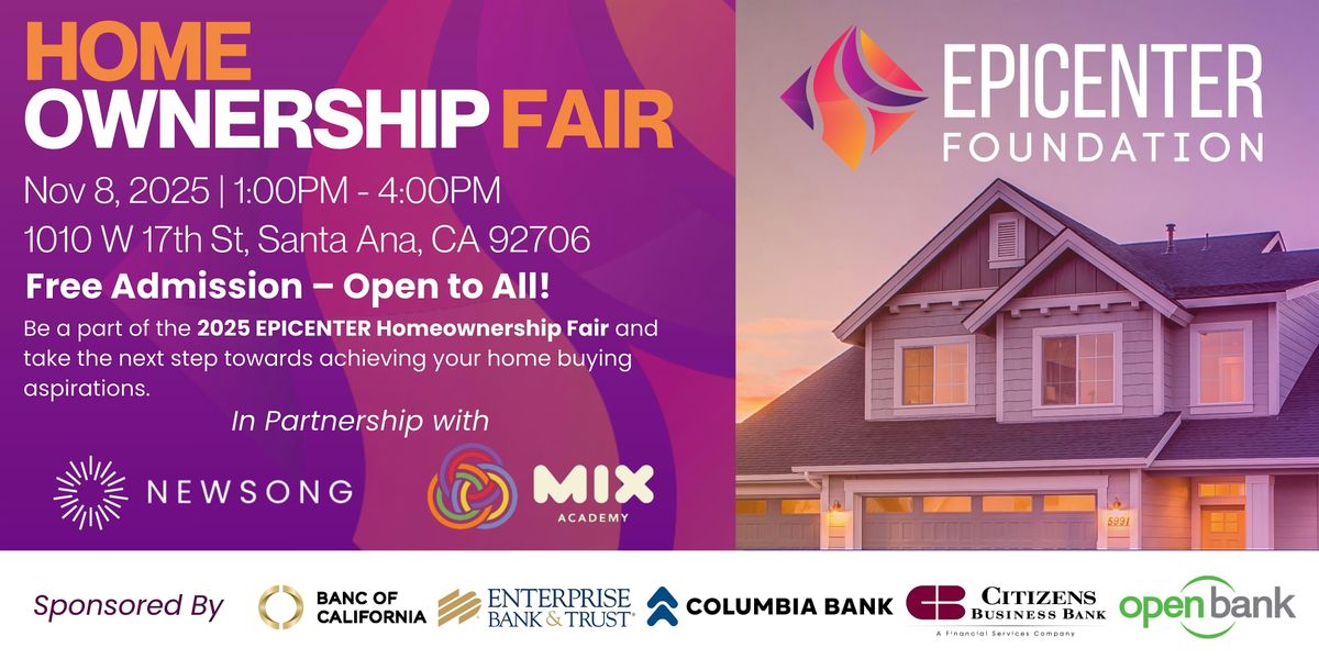 3rd Annual EPICENTER Foundation Homeownership Fair