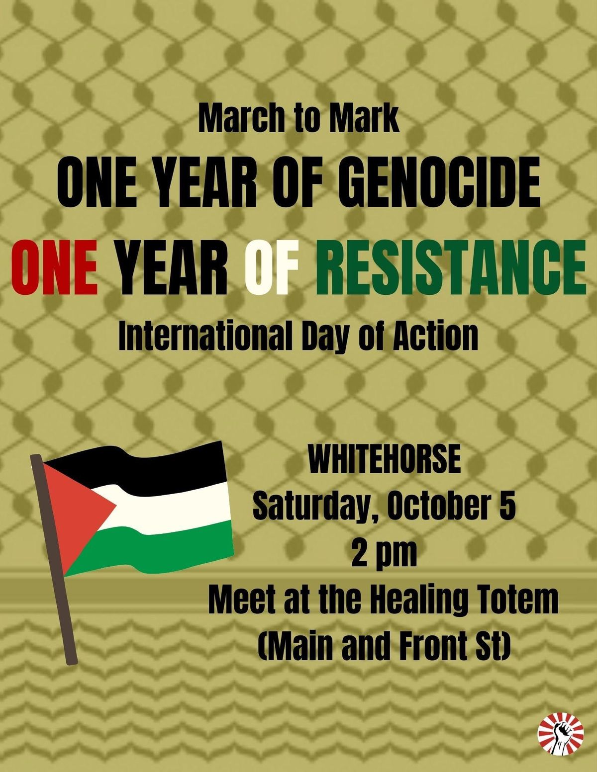 One Year of Genoc*de One Year of Resistance 