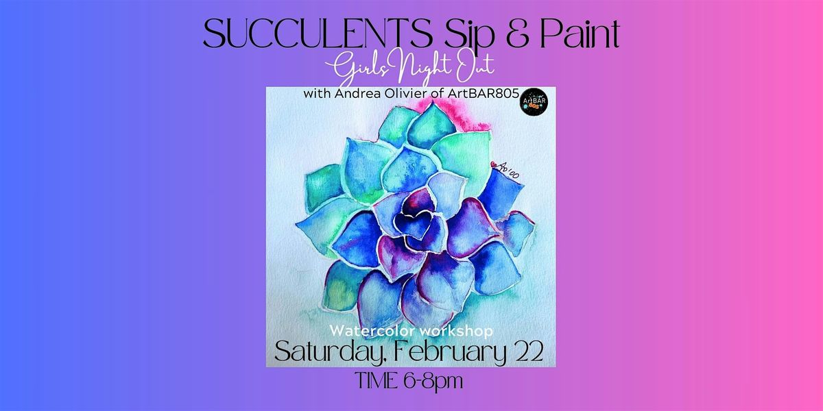 SIP & PAINT Watercolor Workshop Experience